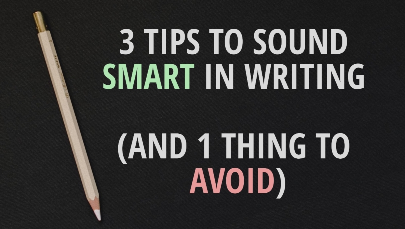 how to make a essay sound smart