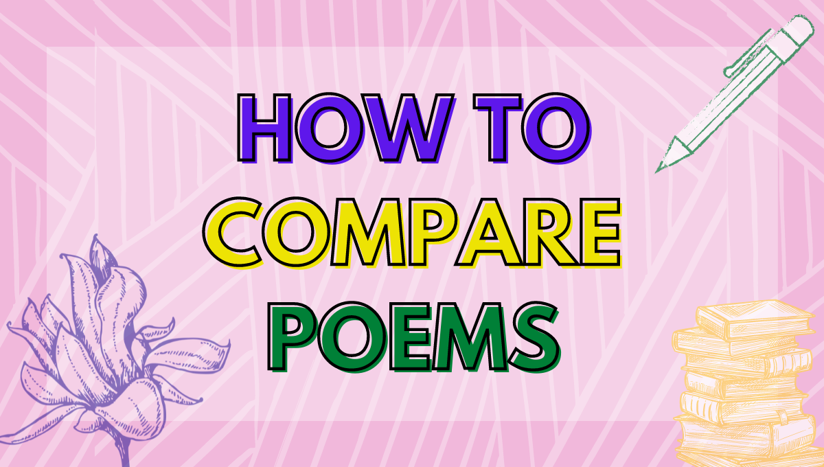 how to write a comparison poem essay